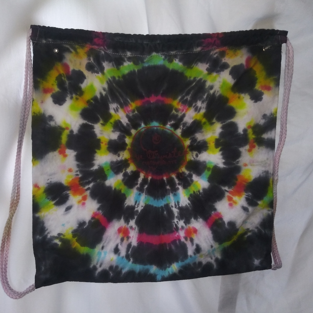 Tie Dye Drawstring Backpack-SOLD - Picture 3 of 5
